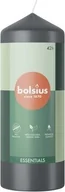Świece - Bolsius Świeca pieńkowa 150/58 Essentials Burzowy szary - miniaturka - grafika 1