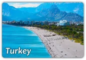 Magnesy - TURCJA - Antalya - Plaża - Magnes na lodówkę - miniaturka - grafika 1