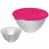 Pojemniki kuchenne - Branq Kpl sałatkowy 2 miski 5+1L sztućce salaterka BR1603-KS - miniaturka - grafika 1