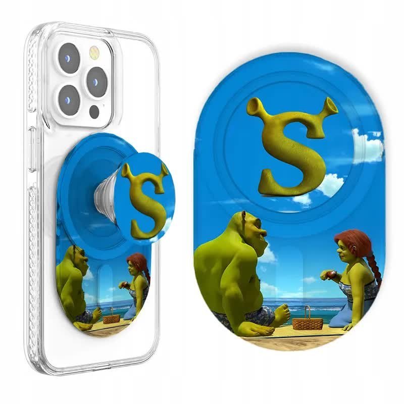 UCHWYT DO TELEFONU MAGNETYCZNY MAGSAFE GRIP SKŁADANY UNIWERSALNY SHREK WZÓR