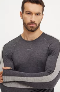 Icebreaker longsleeve funkcyjny ZoneKnit 200 kolor szary IB0A56HA5851 - Bielizna sportowa męska - miniaturka - grafika 1
