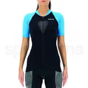 Koszulki rowerowe - Damska koszulka rowerowa UYN Granfondo L, szaro-błękitny - miniaturka - grafika 1