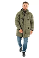 Kurtki męskie - Kaporal Kurtka męska-Model Sami-Kolor Khaki-Rozmiar XL, Khaki zielony, XXL - miniaturka - grafika 1