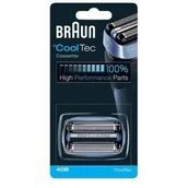Akcesoria i części do maszynek do golenia - Braun CoolTec 40B Wymienne Ostrze do Do golarki niebieskie - miniaturka - grafika 1