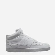 Trampki męskie - Tenisówki męskie z eko skóry Nike Court Vision Mid Nn DN3577-100 43 (9.5US) Białe (195243507888) - miniaturka - grafika 1