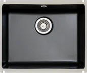 Zlewozmywaki - Zlew ceramiczny SONRA LAGOS 500-U BLACK (70 czarny mat) - miniaturka - grafika 1