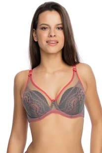 Gaia 1133 Reja Biustonosz półusztywniany, szary - Biustonosze - miniaturka - grafika 1