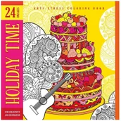 Poradniki hobbystyczne - Kolorowanka antystresowa 200x200 12 Holiday Time Nowa - miniaturka - grafika 1