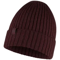 Czapki męskie - Buff Norval Merino Hat Beanie 1242426321000, Kobieta/Mężczyzna, Czapka, Bordowy - miniaturka - grafika 1