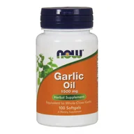 Witaminy i minerały - Now Foods NOW Garlic Oil 1500mg 100caps - miniaturka - grafika 1