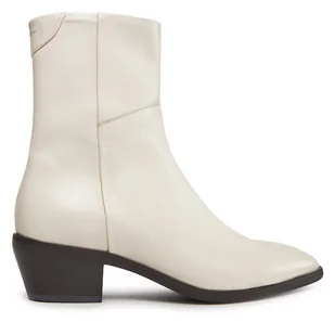 Botki Gant St Broomly Mid Boot 27541375 Biały - Botki damskie - miniaturka - grafika 1