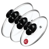 Pokrywki - Zestaw pokryw żaroodpornych Caserta 16,18,20 cm - miniaturka - grafika 1