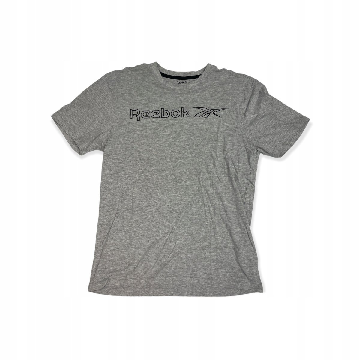 Szara koszulka t-shirt męski REEBOK M