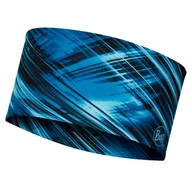 Czapki narciarskie - Opaska multifunkcyjna Buff Coolnet UV+ Wide Edur Blue - miniaturka - grafika 1