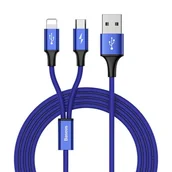 Kable USB - Baseus Rapid Kabel 2w1 1,2m Micro Lightn CAML-SU13 kabel_20190722171054 - miniaturka - grafika 1