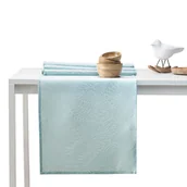 Obrusy i serwetki - Bieżnik plamoodporny AMELIAHOUSE Gaia, miętowy, 30x100 cm - miniaturka - grafika 1