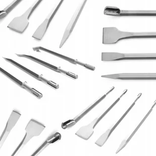 MODECO KraftDele KD10208 Zest. 4 dłut do betonu Sds Plus - Młotki - miniaturka - grafika 1