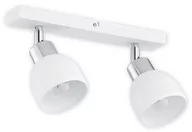 Oprawy, klosze i abażury - Lemir Feniks listwa 2 pł biały matowy (O2592 P2 BIA) - miniaturka - grafika 1