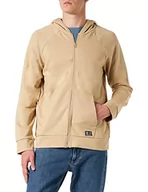 Bluzy męskie - 4F Męska bluza H4Z22-blm011, jasnobrązowa, XXL, jasnobrązowy, XXL - miniaturka - grafika 1