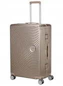 Walizki - Walizka duża American Tourister Soundbox Alu - bronze - miniaturka - grafika 1