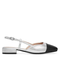 Sandały damskie - Sandały Clara Barson WS24040-04 Srebrny - miniaturka - grafika 1