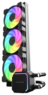 LC-Power LC-CC-360-B-ARGB system chłodzenia komputerów Procesor Chłodnica cieczy all-in-one 12 cm Czarny - Tuning komputera - akcesoria - miniaturka - grafika 1