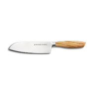 Noże kuchenne - Zepter nóż Felix Solingen OLIVE WOOD - nóż Santoku, długość ostrza 16 cm - miniaturka - grafika 1
