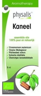 PHYSALIS (olejki eteryczne, soki) OLEJEK ETERYCZNY KANEEL (CYNAMONOWIEC CEJLOŃSKI) BIO 5 ml - PHYSALIS BP-5412360002719 - Aromaterapia - miniaturka - grafika 1