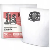 Worki do odkurzaczy - 20x Worek do Odkurzacza Stanley Boris 20 Syntetyczny Flizelinowy Worki D G9 - miniaturka - grafika 1