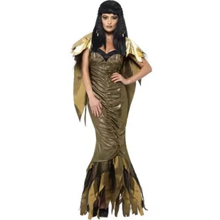Smiffys , Damski Ciemny Kostium Cleopatra, Sukienka z zawieszką, rozmiar: L, 40095 - Stroje karnawałowe - miniaturka - grafika 1