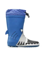 Buty dla chłopców - Regatta Kalosze Mudplay RKF649 Granatowy - miniaturka - grafika 1