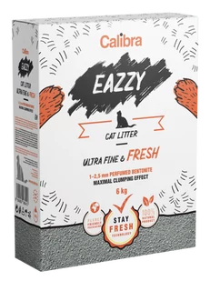 Calibra CALIBRA Eazzy Ultra Fine&Fresh Żwirek Bentonitowy 6kg 55953-uniw - Żwirek dla kotów - miniaturka - grafika 1