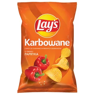 LAY'S KARBOWANE PAPRYKA 120G - Chipsy - miniaturka - grafika 1