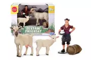 Figurki dla dzieci - Zestaw Farma - gospodyni i kozy - Artyk - miniaturka - grafika 1