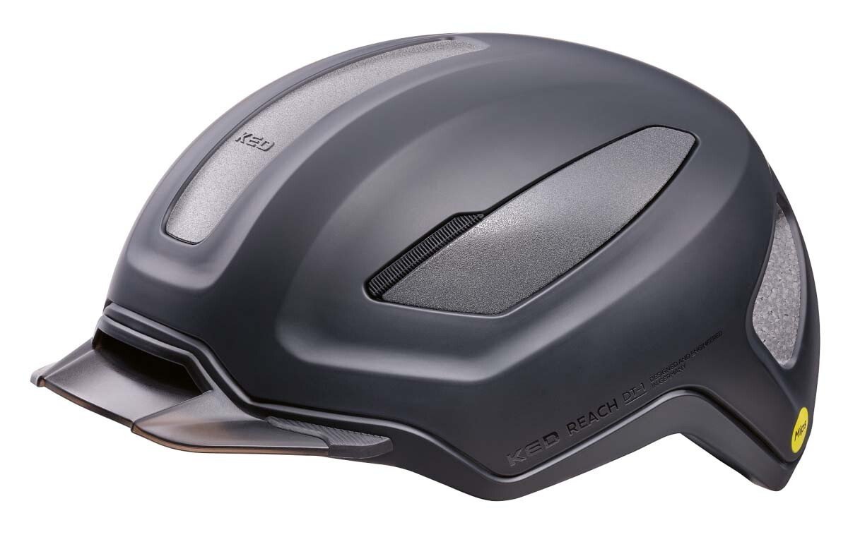 Kask rowerowy Ked Reach DT Medium 54-58 cm czarny matowy