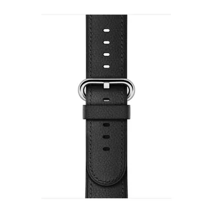 Apple Skórzany pasek z klamrą klasyczną w kolorze czarnym do koperty 38mm / 40mm / 41mm / 42mm - rozmiar S/M - Akcesoria do smartwatchy - miniaturka - grafika 1