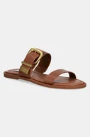 Klapki i japonki damskie - Steve Madden klapki Strider-E sandal damskie kolor brązowy SM19000139 - miniaturka - grafika 1