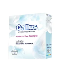 Środki do prania - Gallus Weiss 600 g – proszek do prania białego, 10 prań, skuteczne usuwanie plam i świeżość - miniaturka - grafika 1