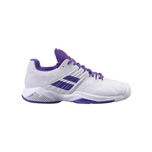 Buty tenisowe damskie Babolat Propulse Fury All Court women white/purple 38 - Tenis ziemny - miniaturka - grafika 1