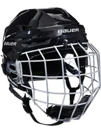 Hokej - Kask hokejowy Bauer RE-AKT 85 Combo Black Senior S - miniaturka - grafika 1