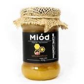 Miód - MIÓD WIELOKWIATOWY 400 g MALINOWY BARTNIK - miniaturka - grafika 1