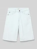 Spodnie i spodenki dla chłopców - Bermudy z 5 kieszeniami i detalami z logo - miniaturka - grafika 1