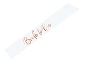 Gadżety na imprezę - Szarfa, na wieczór panieński, Bride To Be, biała - miniaturka - grafika 1