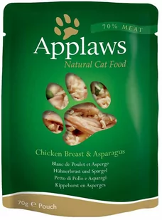 Applaws Selection, saszetki z kurczakiem, 12 x 70 g - Kurczak i szparagi - Mokra karma dla kotów - miniaturka - grafika 1