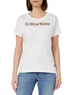 Bluzki damskie - G-STAR RAW Damska bluzka Gs Graphic Slim Top, Biały (White D23942-336-110), M - grafika 1
