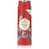 Kosmetyki do kąpieli - Old Spice Deep Sea żel pod prysznic, 250 ml, żel pod prysznic o długotrwałym zapachu dla mężczyzn, męski żel pod prysznic - miniaturka - grafika 1
