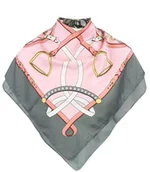 Apaszki i szaliki damskie - Chusta apaszka delikatna eleganckie wzory - miniaturka - grafika 1