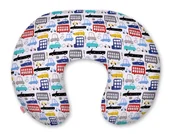 Poduszki do karmienia - Poduszka rogal do karmienia fasolka rozbieralna- autka kolorowe - miniaturka - grafika 1