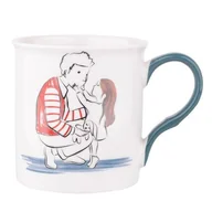 Kubki - Kubek prosty z niebieskim uchem 250 ml - miniaturka - grafika 1