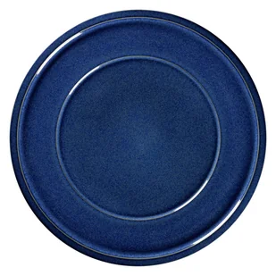 PORCELANA RAK STONE Talerz płaski śr. 28 cm kobaltowy - Talerze - miniaturka - grafika 1